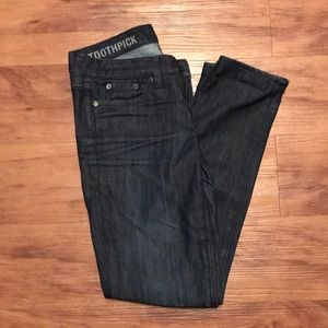 J. Crew dark wash toothpick jeans